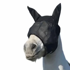 Absorbine - Masque anti-mouches avec oreilles Ultrashield Flymask noir