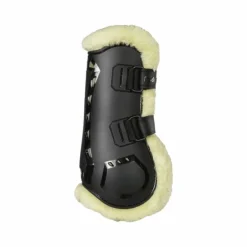 Back On Track - Guêtres ouvertes mouton synthétique Airflow noir x2