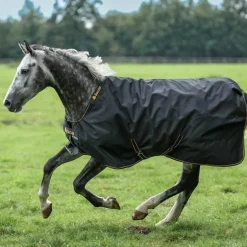 Bucas - Couverture d'extérieur Irish Turnout 50 noir/ gold 50g