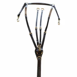 Canter - Collier de chasse surpiqué marron