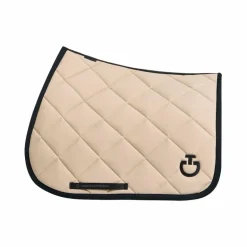 Cavalleria Toscana - Tapis de selle Diamond Quilted Jersey champagne