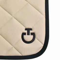 Cavalleria Toscana - Tapis de selle Diamond Quilted Jersey champagne