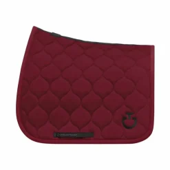 Cavalleria Toscana - Tapis de selle New Circular Quilted Jersey bordeaux