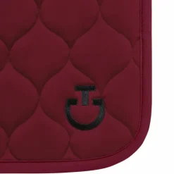 Cavalleria Toscana - Tapis de selle New Circular Quilted Jersey bordeaux