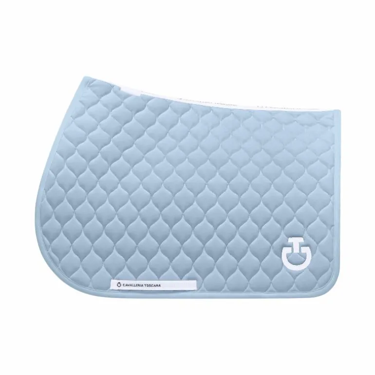 Cavalleria Toscana - Tapis de selle Circular Quilted sky blue