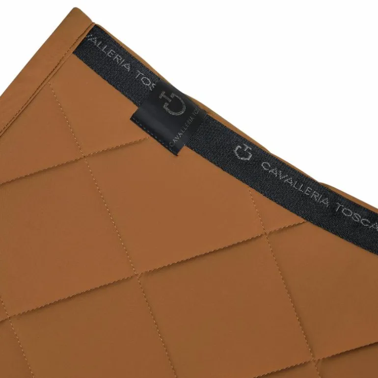 Cavalleria Toscana - Tapis de selle Diamond Quilted Jersey cuivre