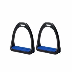 Compositi - Étriers Premium enfant Noir / Bleu roi