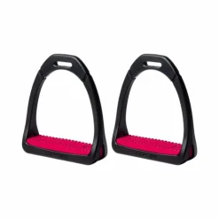 Compositi - Étriers Premium adulte Noir / Framboise