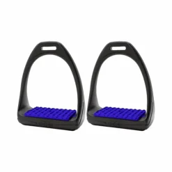 Compositi - Étriers Soft reflex Noir/ Bleu roi