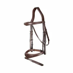 Dyon - Bridon muserolle combinée anatomique US Collection havane