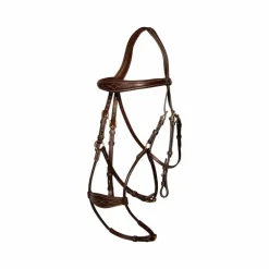 Dyon - Bridon muserolle hybride D Collection havane