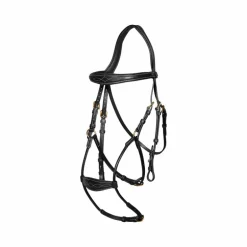 Dyon - Bridon muserolle hybride D Collection noir