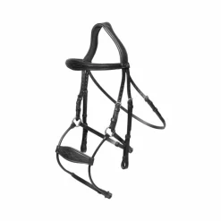 Dyon - Bridon muserolle hybride New English Collection noir