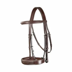Dyon - Bridon muserolle large Hunter US Collection havane