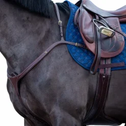 Dyon - Collier de chasse long pont D Collection brun