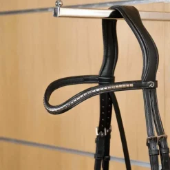 Dyon - Frontal en V clincher argenté New English Collection noir