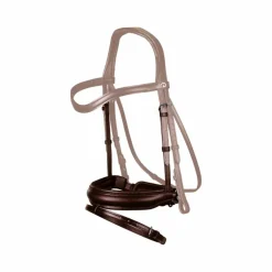 Dyon - Muserolle combinée mat Pull-back New English Collection marron