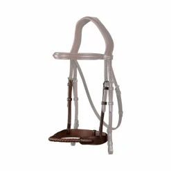 Dyon - Muserolle en corde recouverte de cuir New English Collection brun