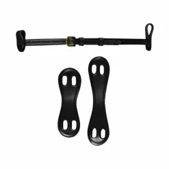 Dyon - Noseband 1/2 avec 2 attaches amovibles D Collection noir