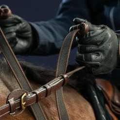 Dyon - Rênes ajustables 5/8 D Collection brun