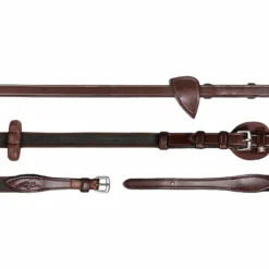 Dyon - Rênes ajustables 5/8 New English Collection brun