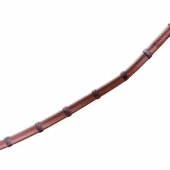 Dyon - Rênes caoutchouc 5/8 avec arrêtoirs et mousqueton Working brun