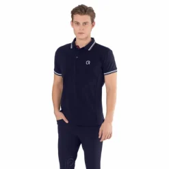 Ego7 - Polo manches courtes homme Top Air marine