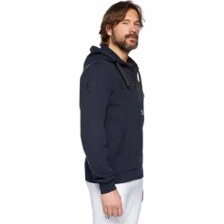 Ego7 - Sweat zippé manches longues homme After-riding marine