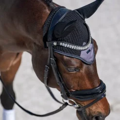 Equestrian Stockholm - Bonnet pour chevaux Modern Dark Violet