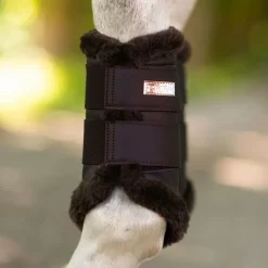 Equestrian Stockholm - Guêtres fermées Moonless Night marron/ violet x2