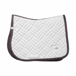 Equestrian Stockholm - Tapis de selle Modern White Dark Violet