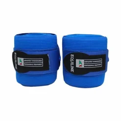 Equiline - Bandes de travail élastiques avec polaire Royal (x2)