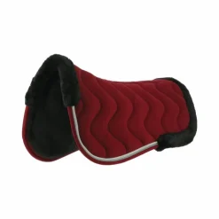 Equithème - Amortisseur de dos Jump Pro bordeaux/blanc