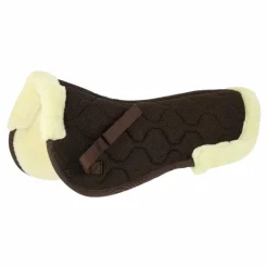 Equithème - Amortisseur Hexa Mesh marron/ écru