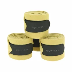 Equithème - Bandes de polo camel (x4)
