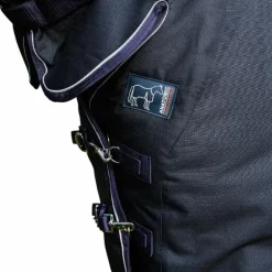 Equithème - Couverture d'extérieur Atomic Combo 1200 D marine 100g