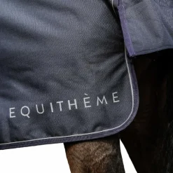 Equithème - Couverture d'extérieur Atomic Combo 1200 D marine 100g