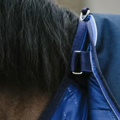 Equithème - Couverture d'extérieur Classic 1200D marine 100g