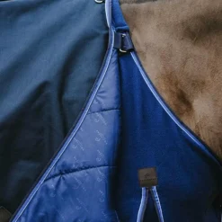 Equithème - Couverture d'extérieur Classic 1200D marine 100g