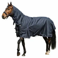 Equithème - Couverture d'extérieur Atomic Combo 1200 D marine 50g