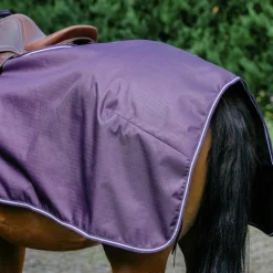 Equithème - Couvre-reins polaire Tyrex 600D prune