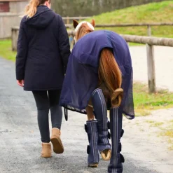 Equithème - Guêtres de transport Tyrex 600 D marine x4