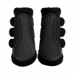 Equithème - Guêtres fermées Snuggy Je t'aime noir