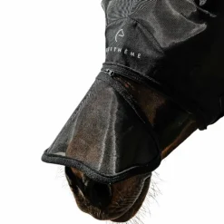 Equithème - Masque anti-mouches et UV Zipper noir