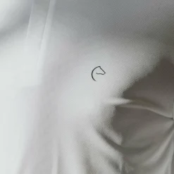 Equithème - Polo de concours manches longues mesh homme Dany blanc