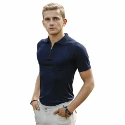 Equithème - Polo homme Lucas marine