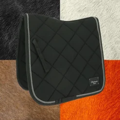 Equithème - Tapis de dressage Platinium Black noir