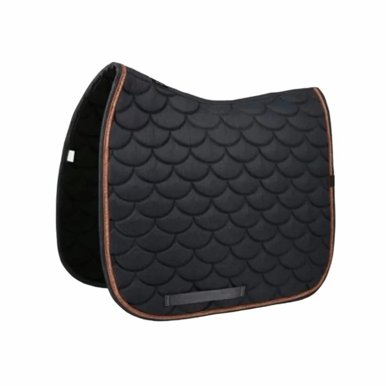 Equithème - Tapis de dressage Khadi gris foncé