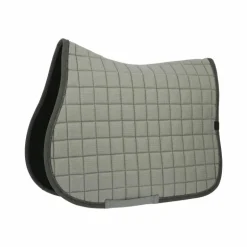 Equithème - Tapis de selle Chic gris clair