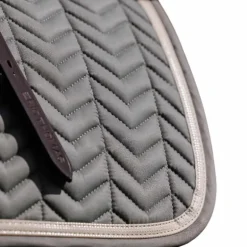 Equithème - Tapis de selle Softypop gris foncé